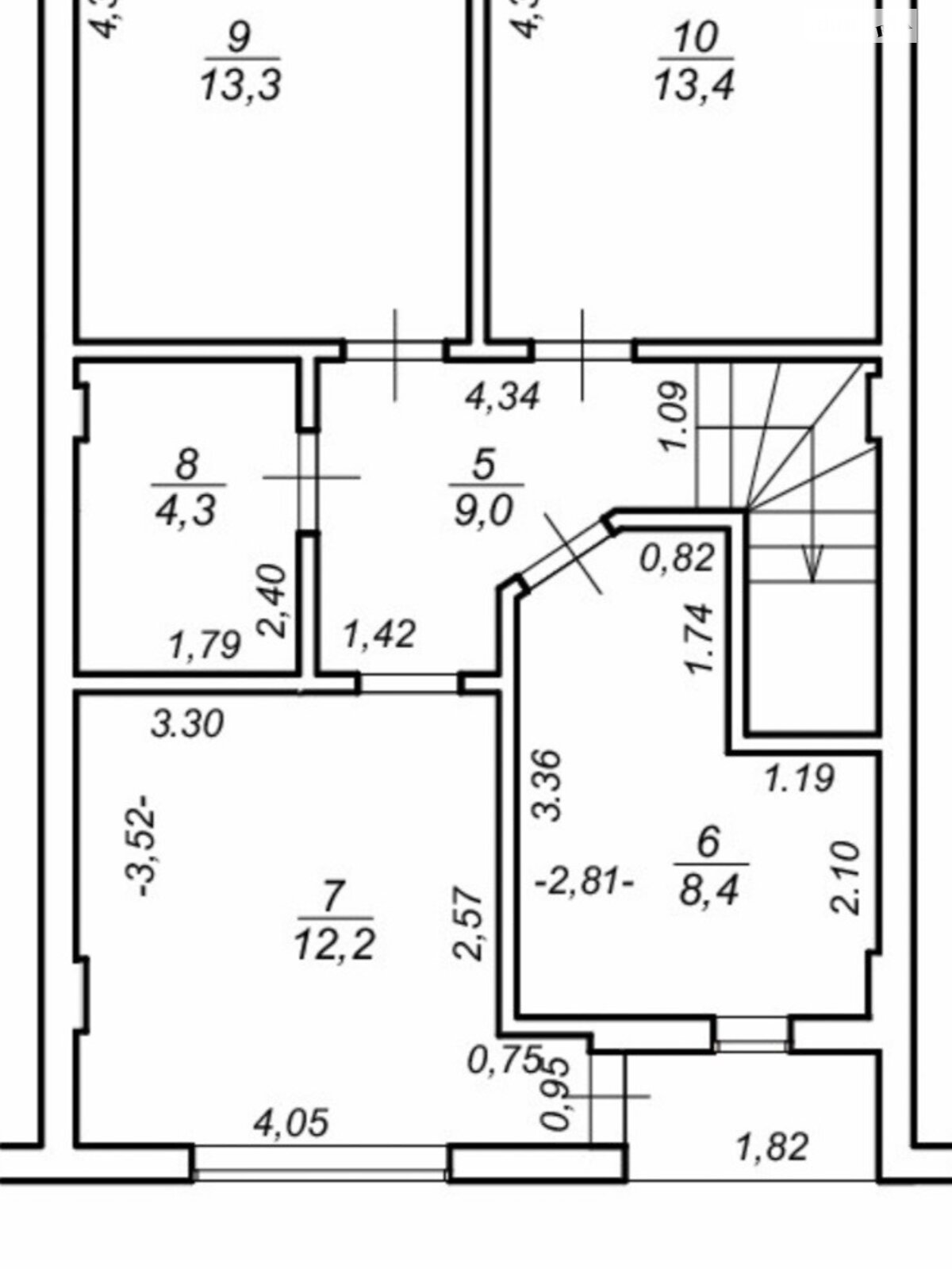 двоповерховий таунхаус, 124 кв. м, цегла. Продаж у Сторожниці фото 1