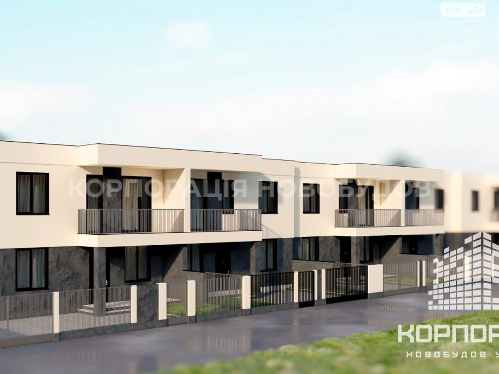 двухэтажный таунхаус, 106.84 кв. м, кирпич. Продажа в Сторожнице фото 1 двухэтажный таунхаус, 106.84 кв. м, кирпич. Продажа в Сторожнице фото 1