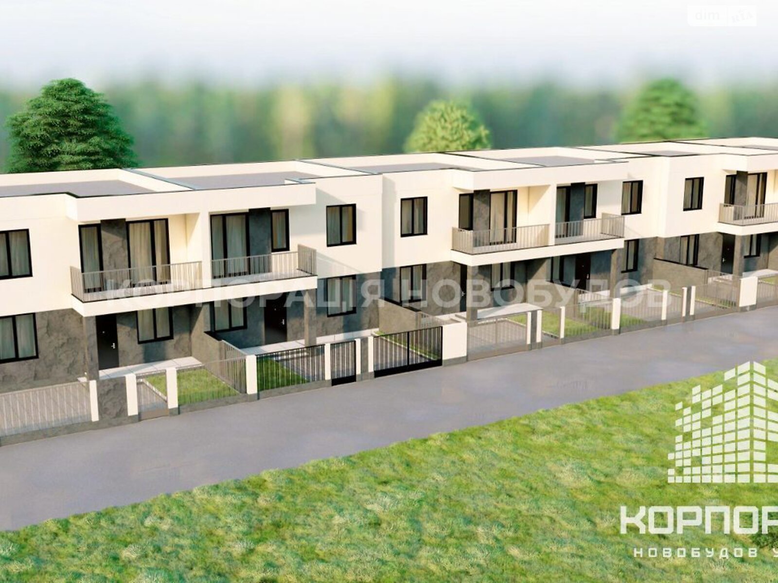 двухэтажный таунхаус, 106.84 кв. м, кирпич. Продажа в Сторожнице фото 1 двухэтажный таунхаус, 106.84 кв. м, кирпич. Продажа в Сторожнице фото 1