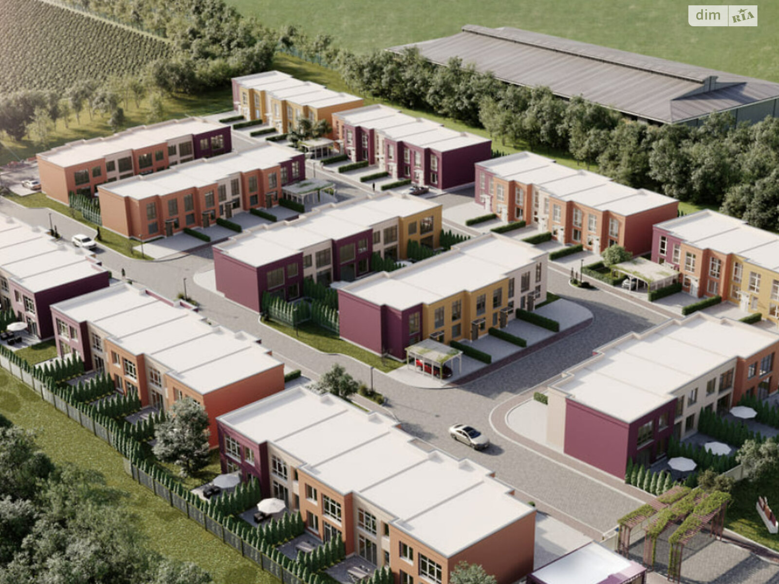 двухэтажный таунхаус, 119.07 кв. м, газобетон. Продажа в Таирово фото 1