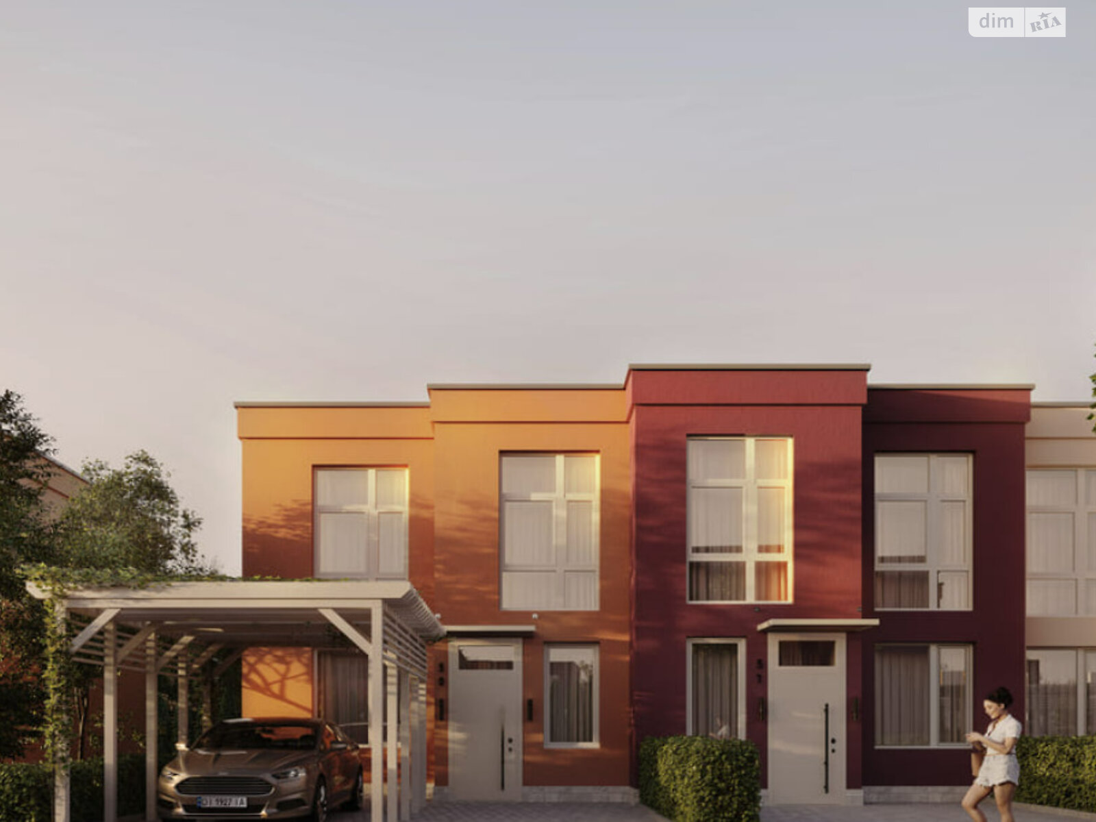 двухэтажный таунхаус, 110.51 кв. м, газобетон. Продажа в Таирово фото 1