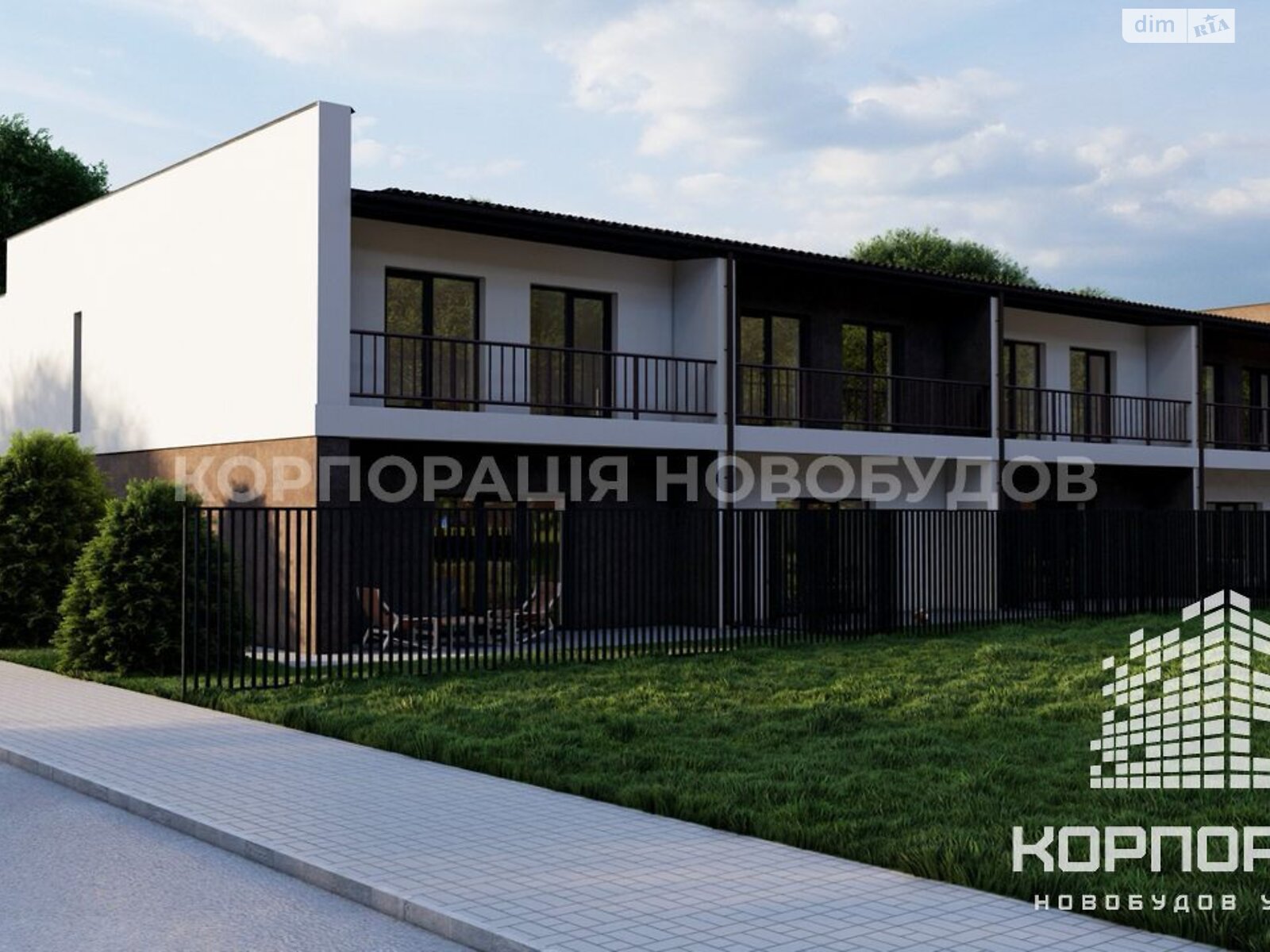 двухэтажный таунхаус, 108 кв. м, кирпич. Продажа в Ужгороде район Новый фото 1 двухэтажный таунхаус, 108 кв. м, кирпич. Продажа в Ужгороде район Новый фото 1