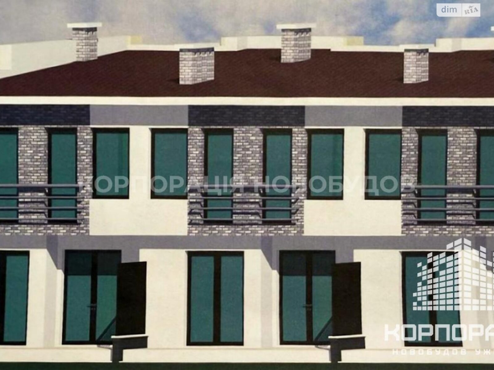 двоповерховий таунхаус, 110 кв. м, кирпич. Продаж в Ужгороді, район Садовий фото 1 двоповерховий таунхаус, 110 кв. м, кирпич. Продаж в Ужгороді, район Садовий фото 1