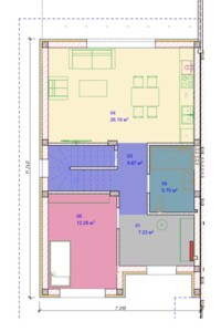 двухэтажный таунхаус, 132 кв. м, кирпич. Продажа в Ужгороде район Табла-1 фото 2