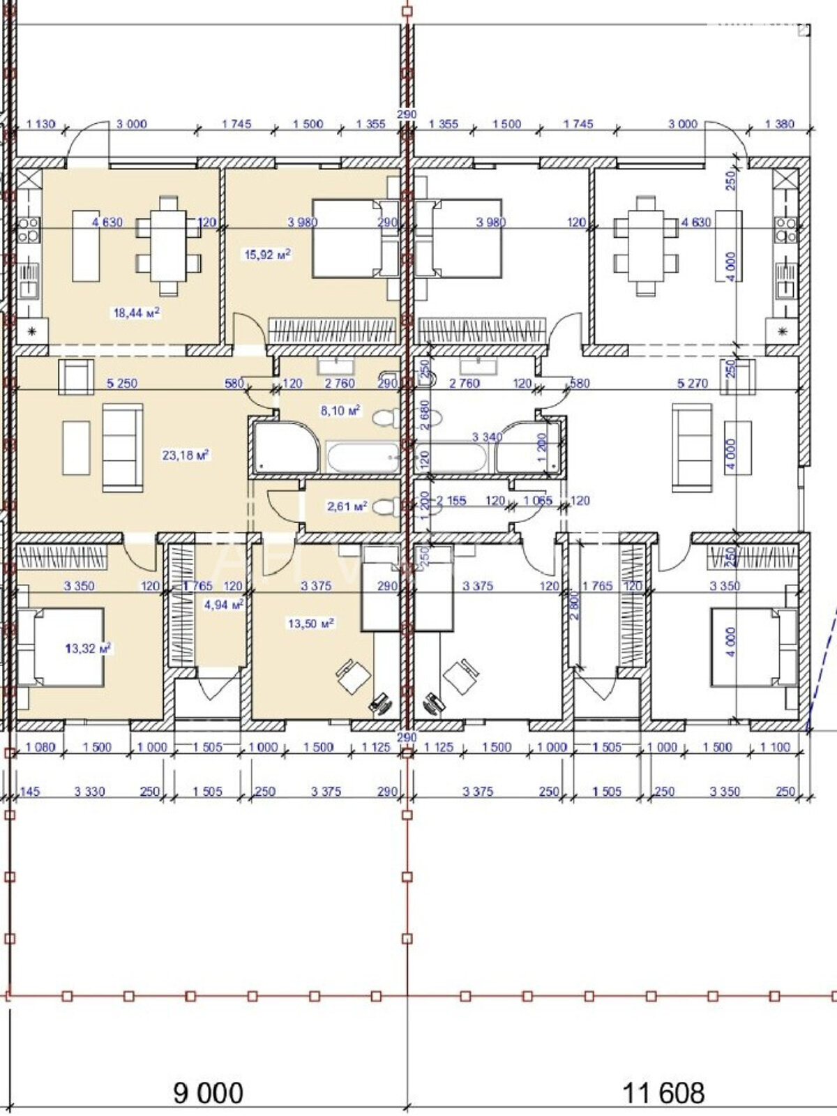 одноэтажный таунхаус, 105 кв. м, кирпич. Продажа в Ужгороде фото 1 одноэтажный таунхаус, 105 кв. м, кирпич. Продажа в Ужгороде фото 1