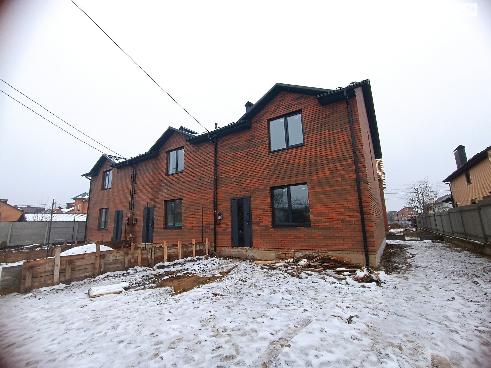 двоповерховий таунхаус, 105 кв. м, цегла. Продаж у Вінницьких Хуторах фото 1 двоповерховий таунхаус, 105 кв. м, цегла. Продаж у Вінницьких Хуторах фото 1