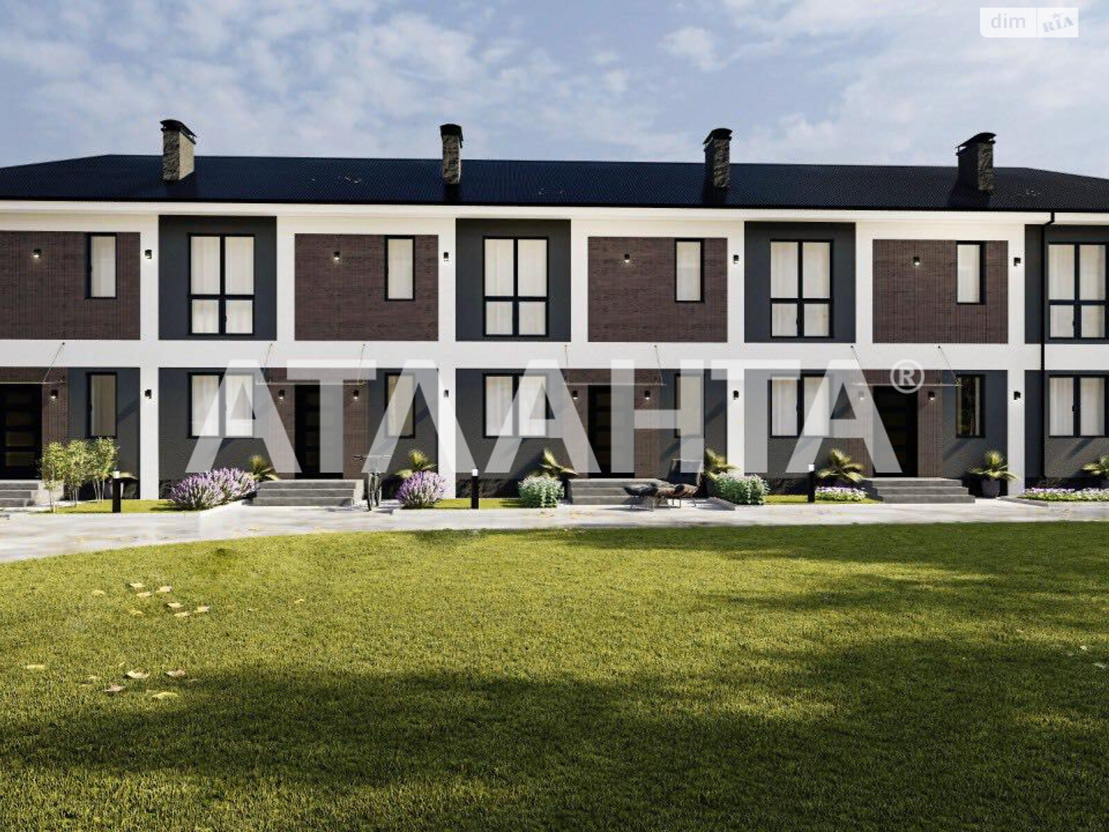 двухэтажный таунхаус, 90 кв. м, кирпич. Продажа в Винницких Хуторах фото 1