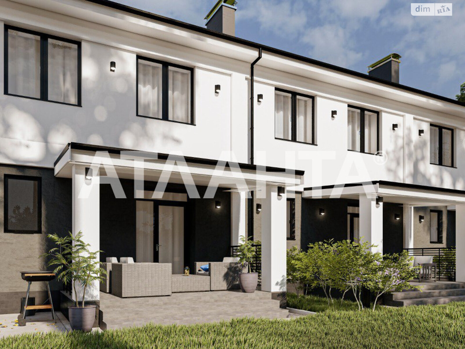 двухэтажный таунхаус, 90 кв. м, кирпич. Продажа в Винницких Хуторах фото 1