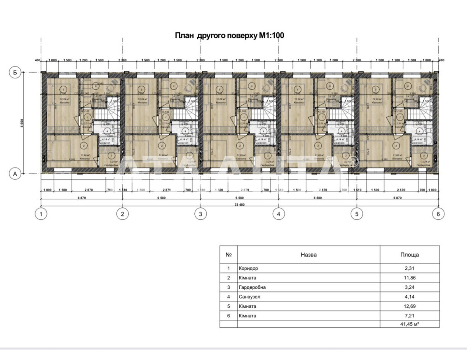 двухэтажный таунхаус, 90 кв. м, кирпич. Продажа в Винницких Хуторах фото 1