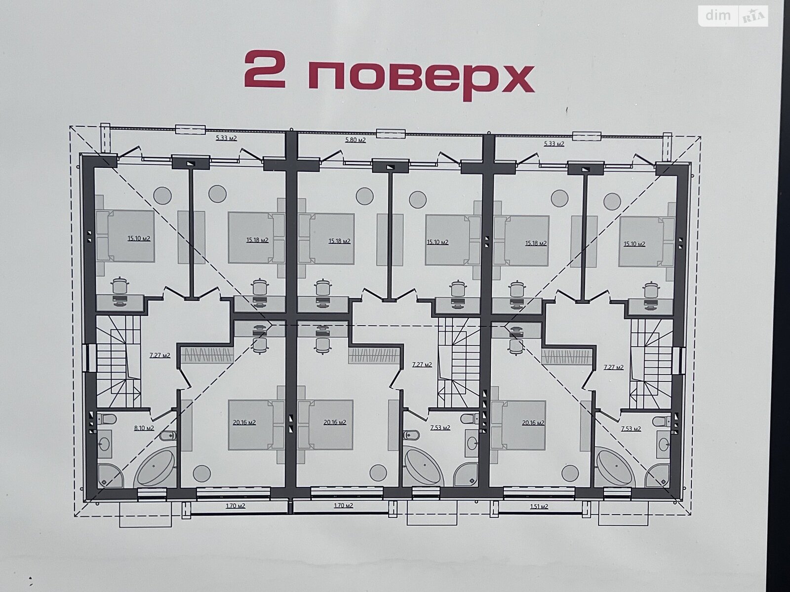 двухэтажный таунхаус, 137 кв. м, кирпич. Продажа в Волчинце фото 1 двухэтажный таунхаус, 137 кв. м, кирпич. Продажа в Волчинце фото 1