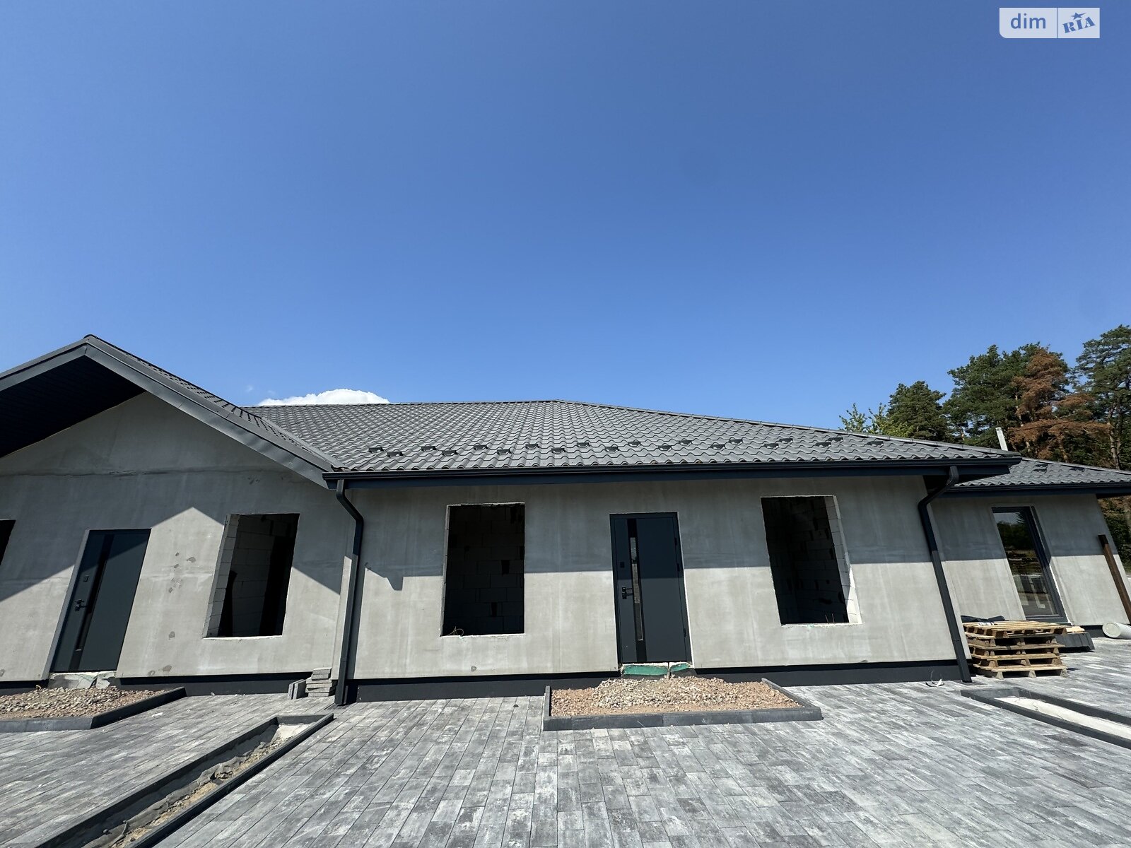 одноэтажный таунхаус, 82.25 кв. м, газобетон. Продажа в Ворзеле фото 1