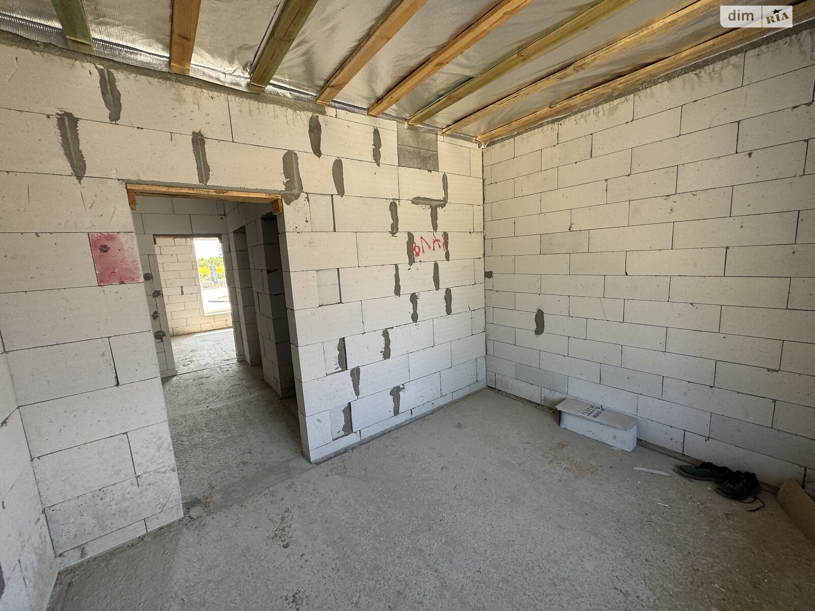 одноэтажный таунхаус, 82.25 кв. м, газобетон. Продажа в Ворзеле фото 1