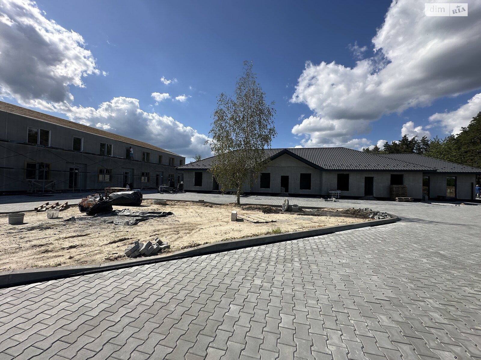 двухэтажный таунхаус, 106 кв. м, пеноблок. Продажа в Ворзеле фото 1