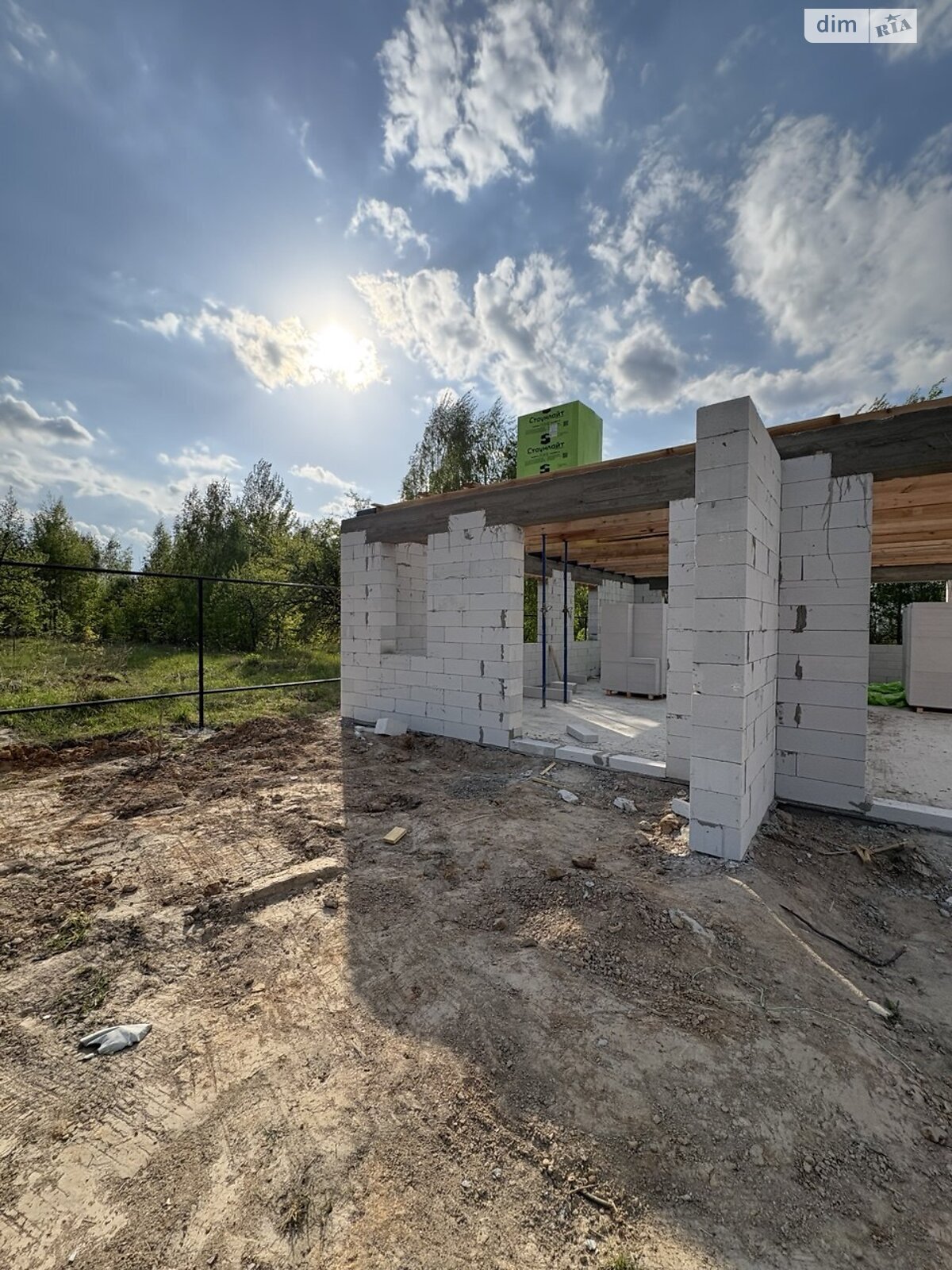 одноповерховий таунхаус, 56 кв. м, газобетон. Продаж у Ворзелі фото 1 одноповерховий таунхаус, 56 кв. м, газобетон. Продаж у Ворзелі фото 1