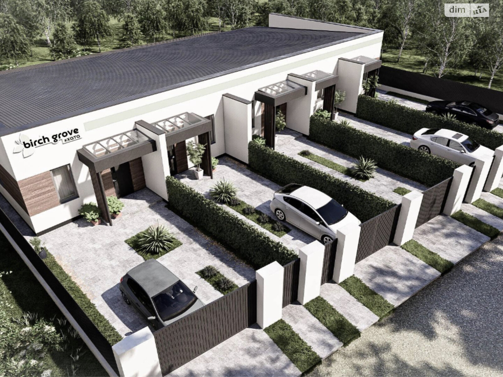одноповерховий таунхаус, 56.3 кв. м, газобетон. Продаж у Ворзелі фото 1 одноповерховий таунхаус, 56.3 кв. м, газобетон. Продаж у Ворзелі фото 1