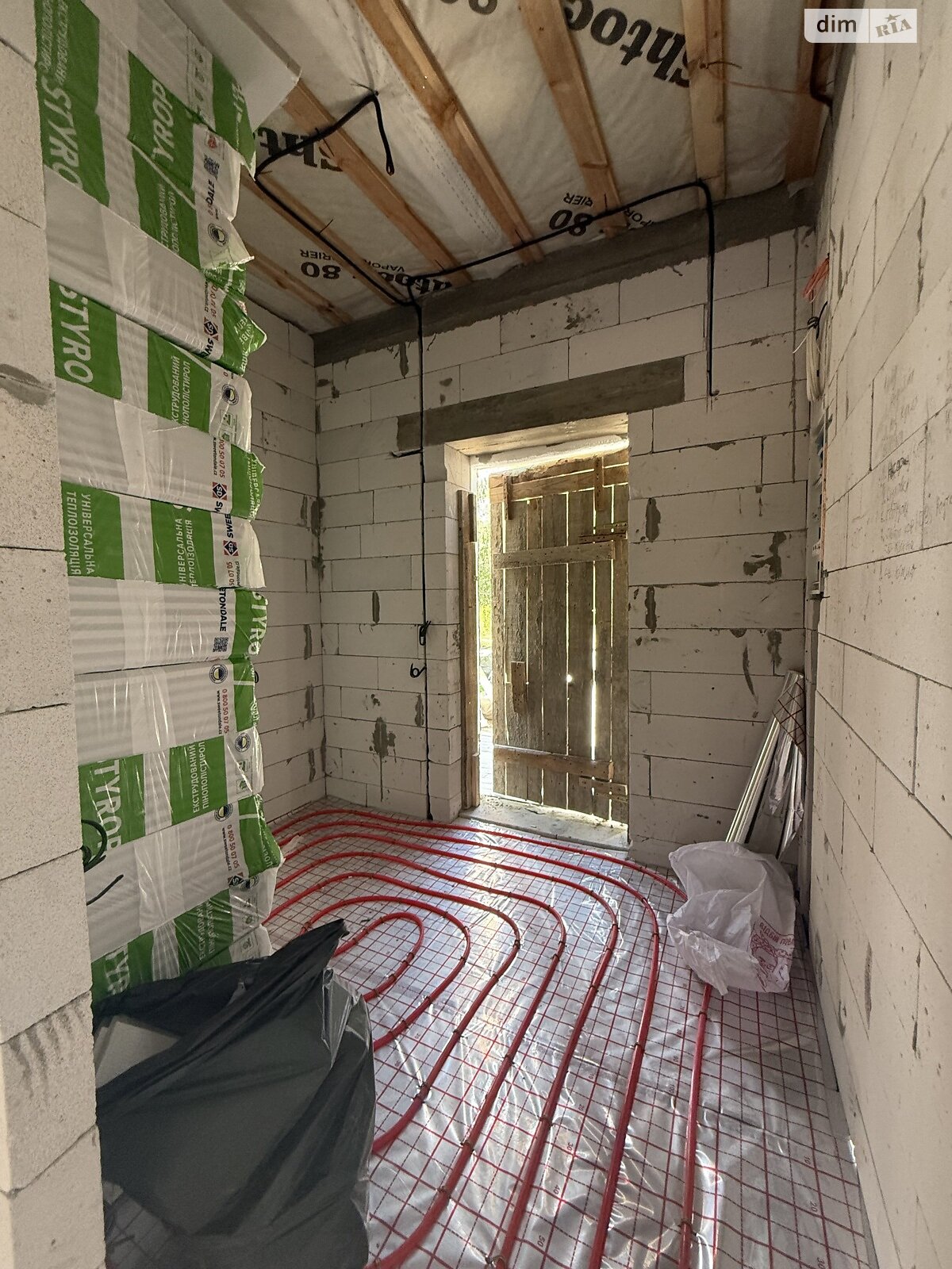 одноэтажный таунхаус, 56.3 кв. м, газобетон. Продажа в Ворзеле фото 1