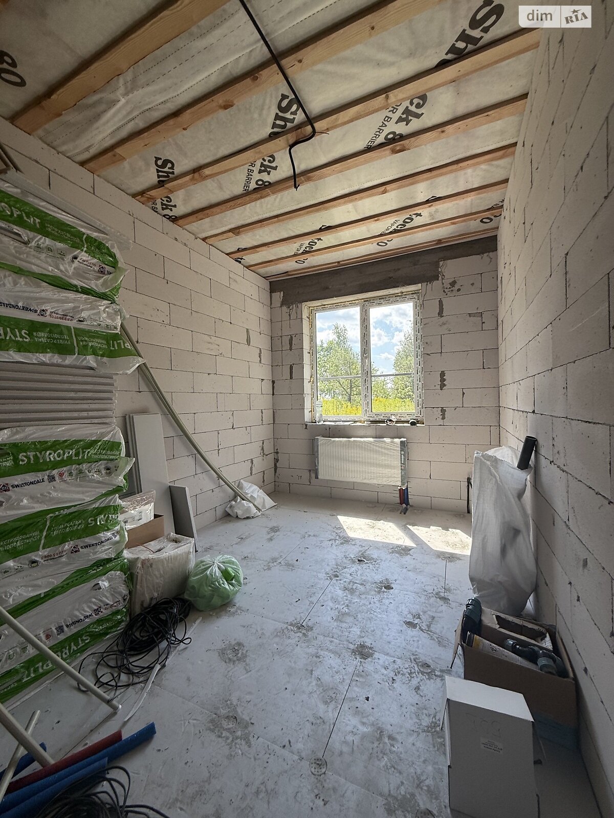 одноэтажный таунхаус, 56.3 кв. м, газобетон. Продажа в Ворзеле фото 1