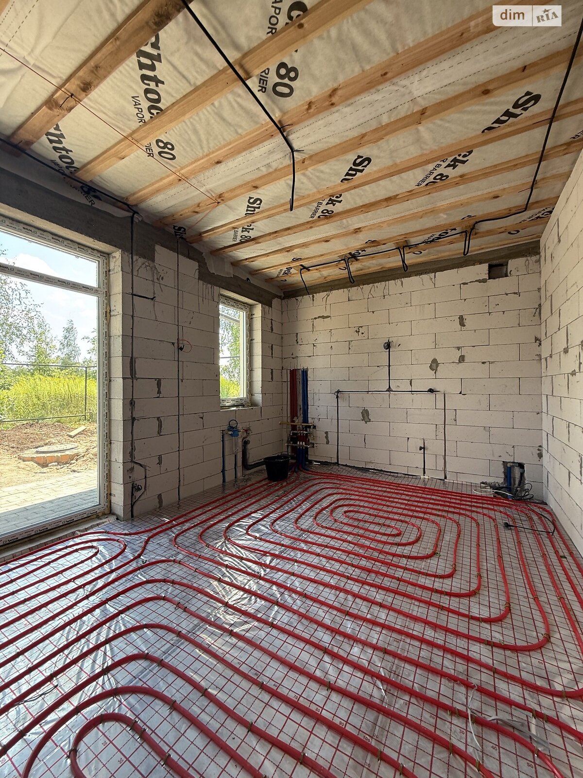 одноэтажный таунхаус, 56.3 кв. м, газобетон. Продажа в Ворзеле фото 1