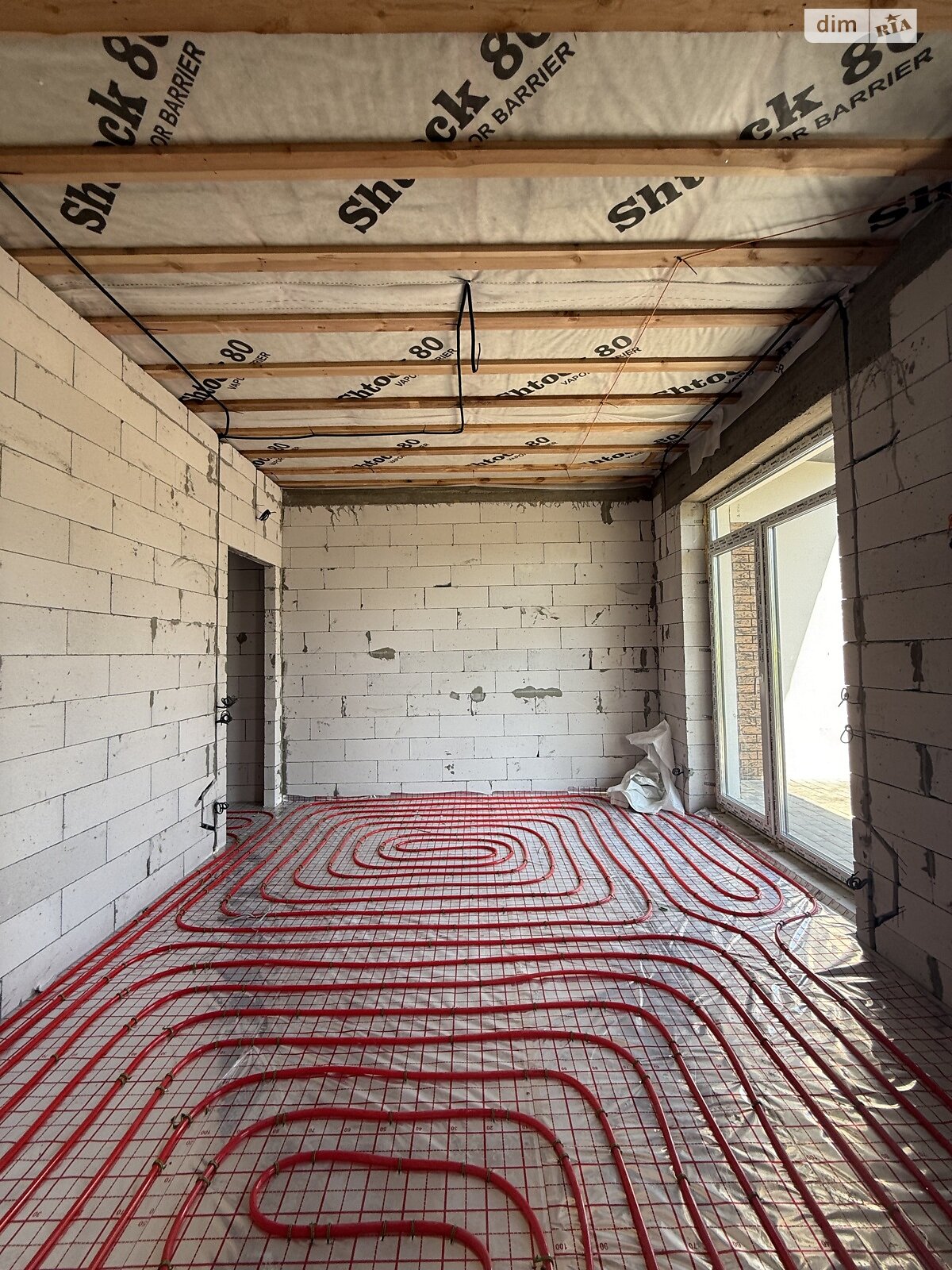 одноэтажный таунхаус, 56.3 кв. м, газобетон. Продажа в Ворзеле фото 1