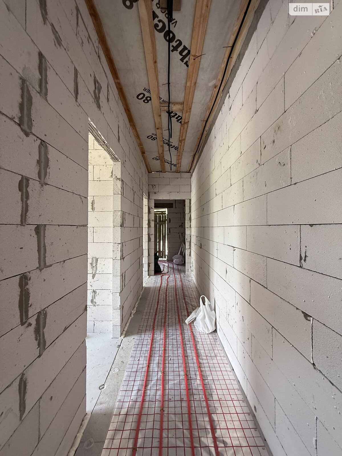 одноэтажный таунхаус, 56.3 кв. м, газобетон. Продажа в Ворзеле фото 1