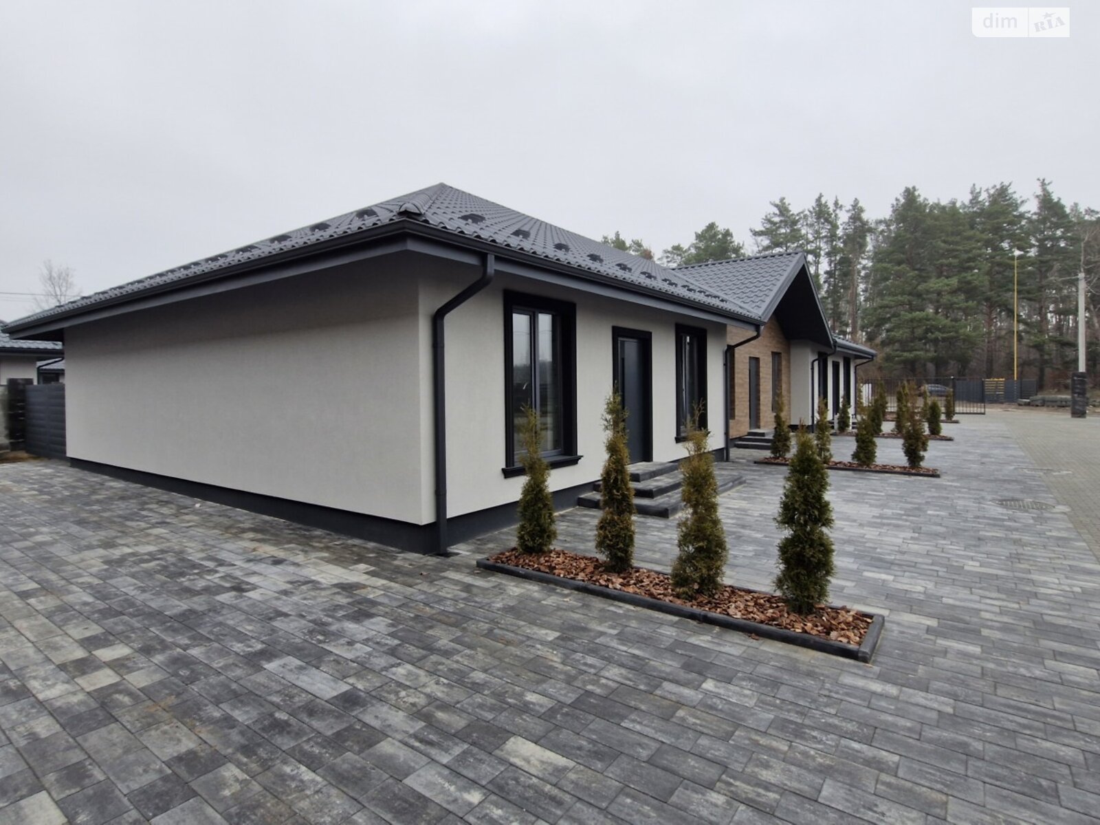 одноэтажный таунхаус, 82 кв. м, газобетон. Продажа в Ворзеле фото 1