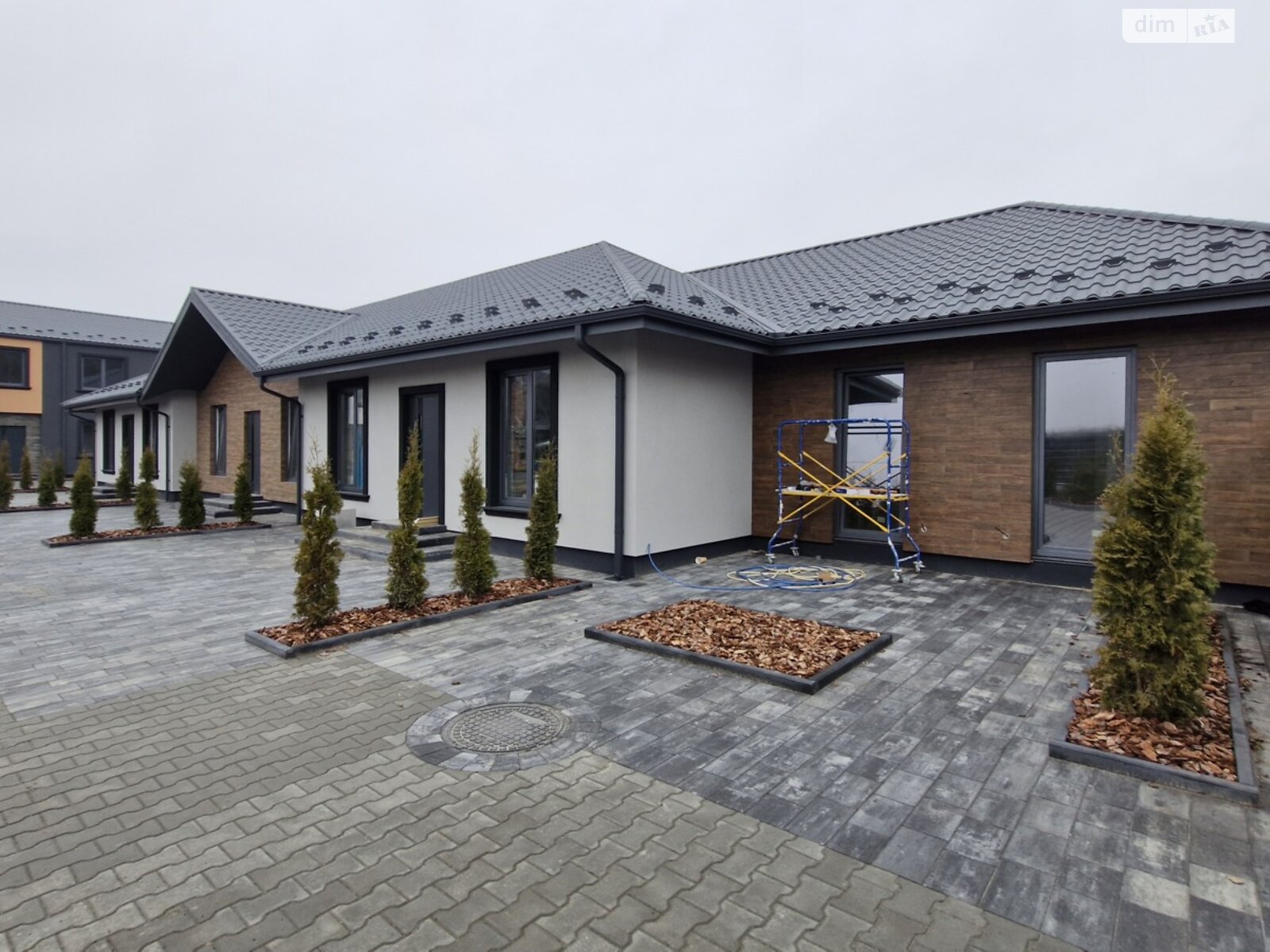 одноэтажный таунхаус, 82 кв. м, газобетон. Продажа в Ворзеле фото 1