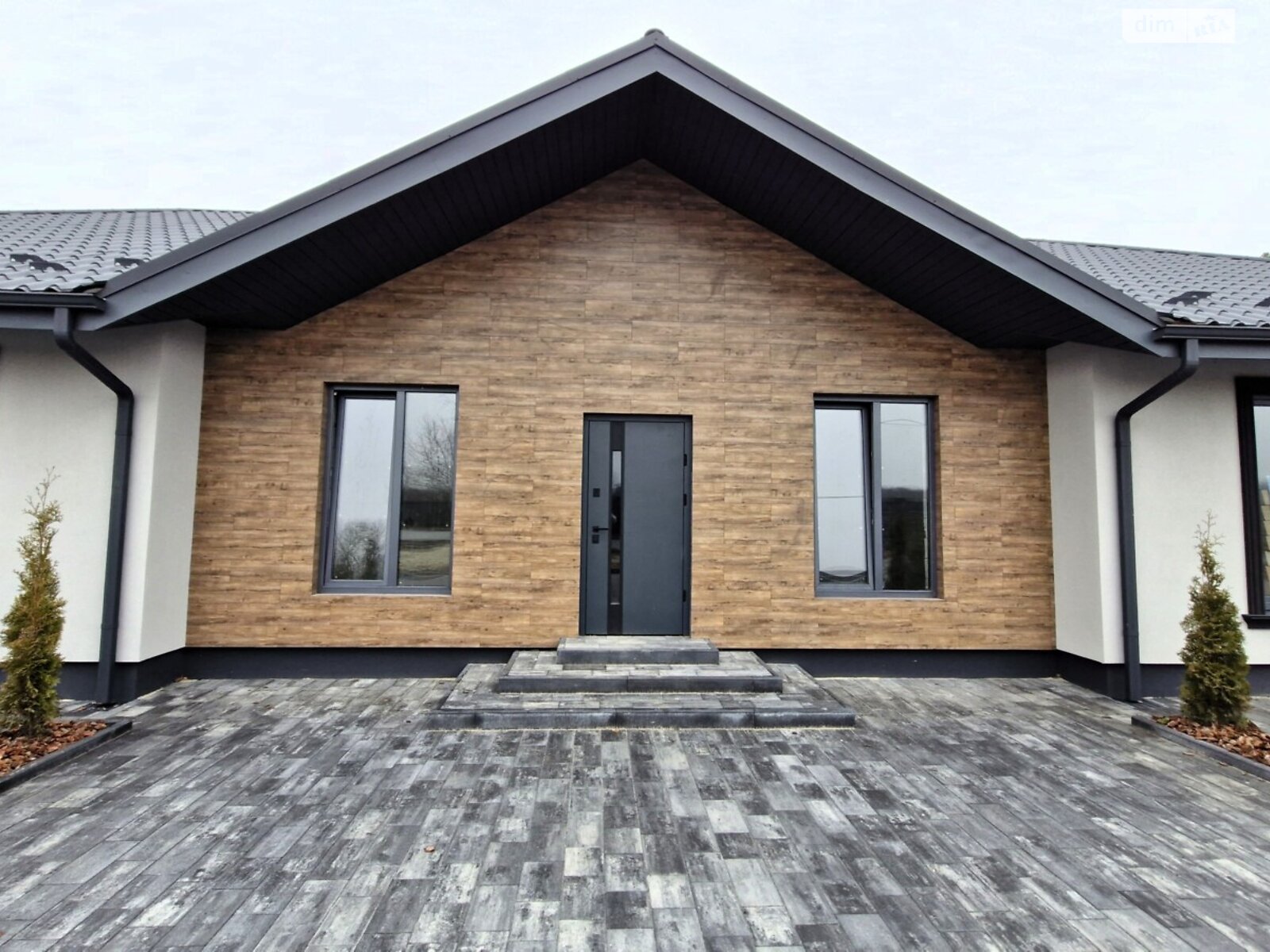 одноэтажный таунхаус, 82 кв. м, газобетон. Продажа в Ворзеле фото 1