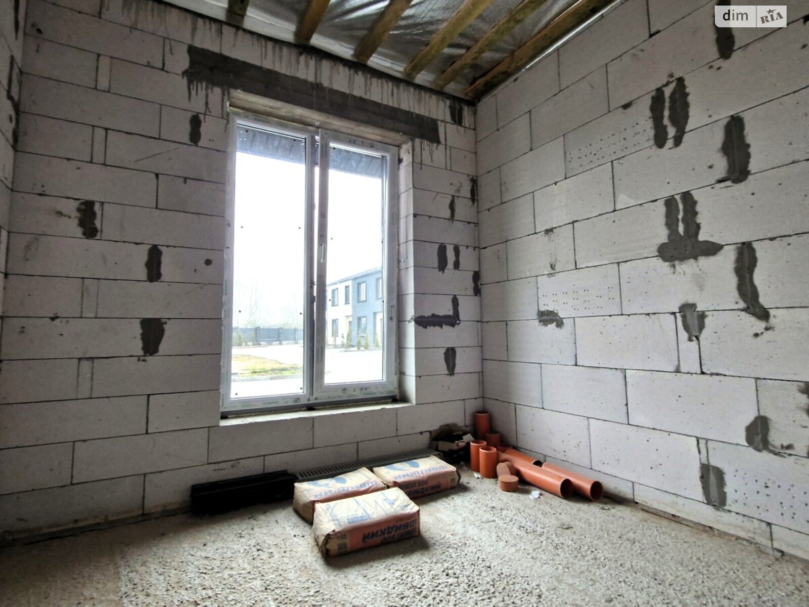 одноэтажный таунхаус, 82 кв. м, газобетон. Продажа в Ворзеле фото 1