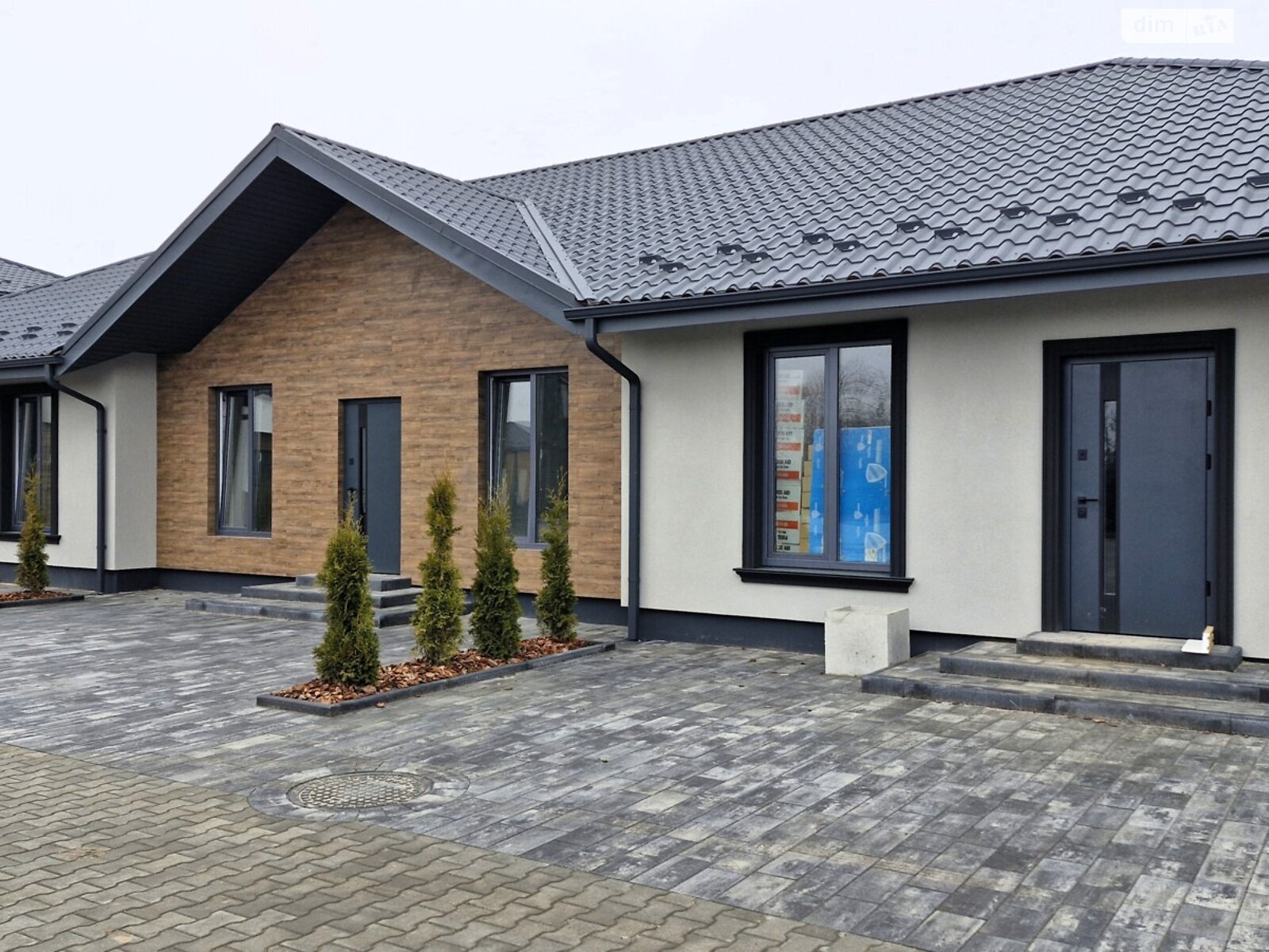 одноэтажный таунхаус, 82 кв. м, газобетон. Продажа в Ворзеле фото 1