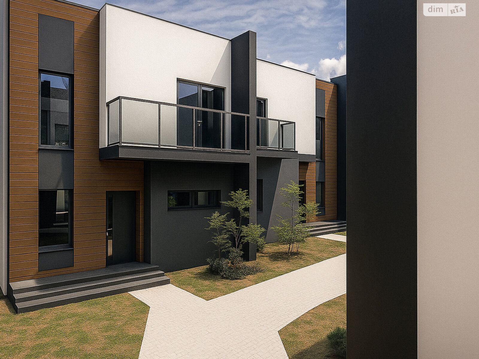 двоповерховий таунхаус, 116.5 кв. м, керамічний блок. Продаж у Зубрі фото 1