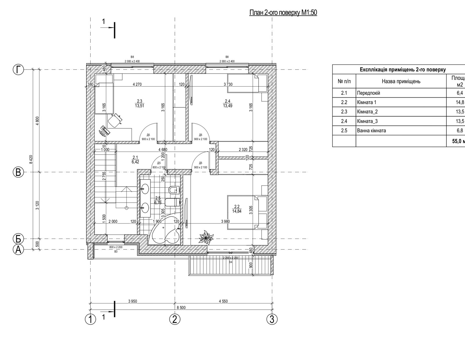 двоповерховий таунхаус, 116.5 кв. м, керамічний блок. Продаж у Зубрі фото 1