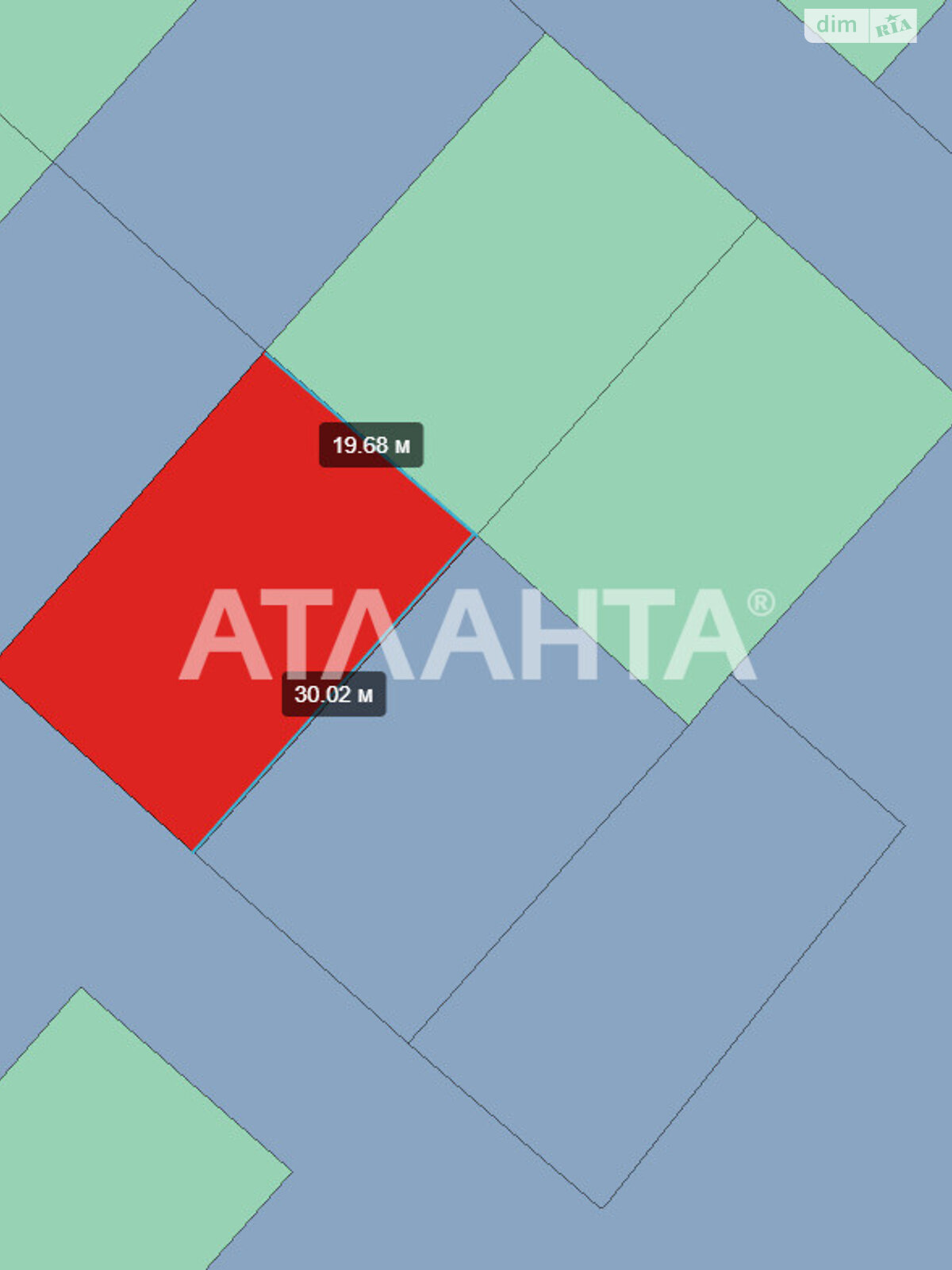 Земельна ділянка під житлову забудову в Агрономічному, площа 5.94 сотки фото 1