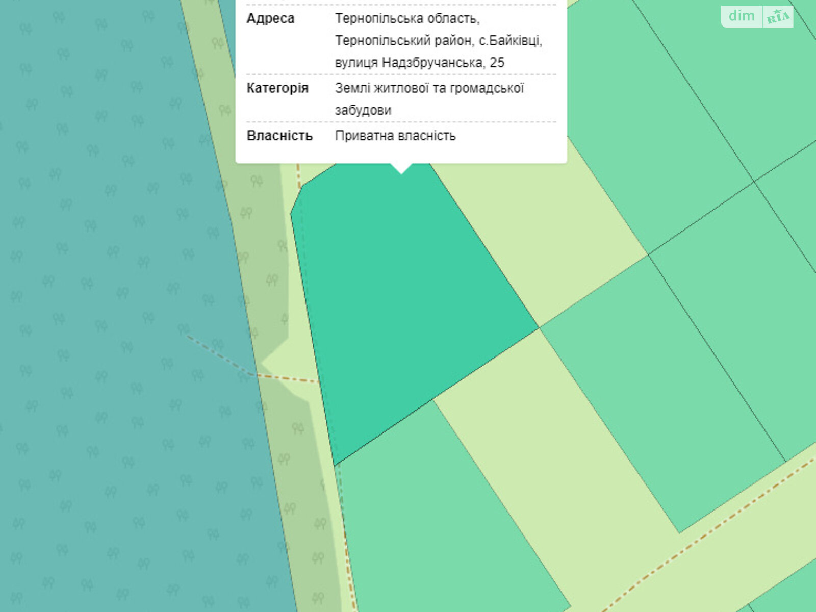 Земельный участок под жилую застройку в Байковцах, площадь 12.88 сотки фото 1