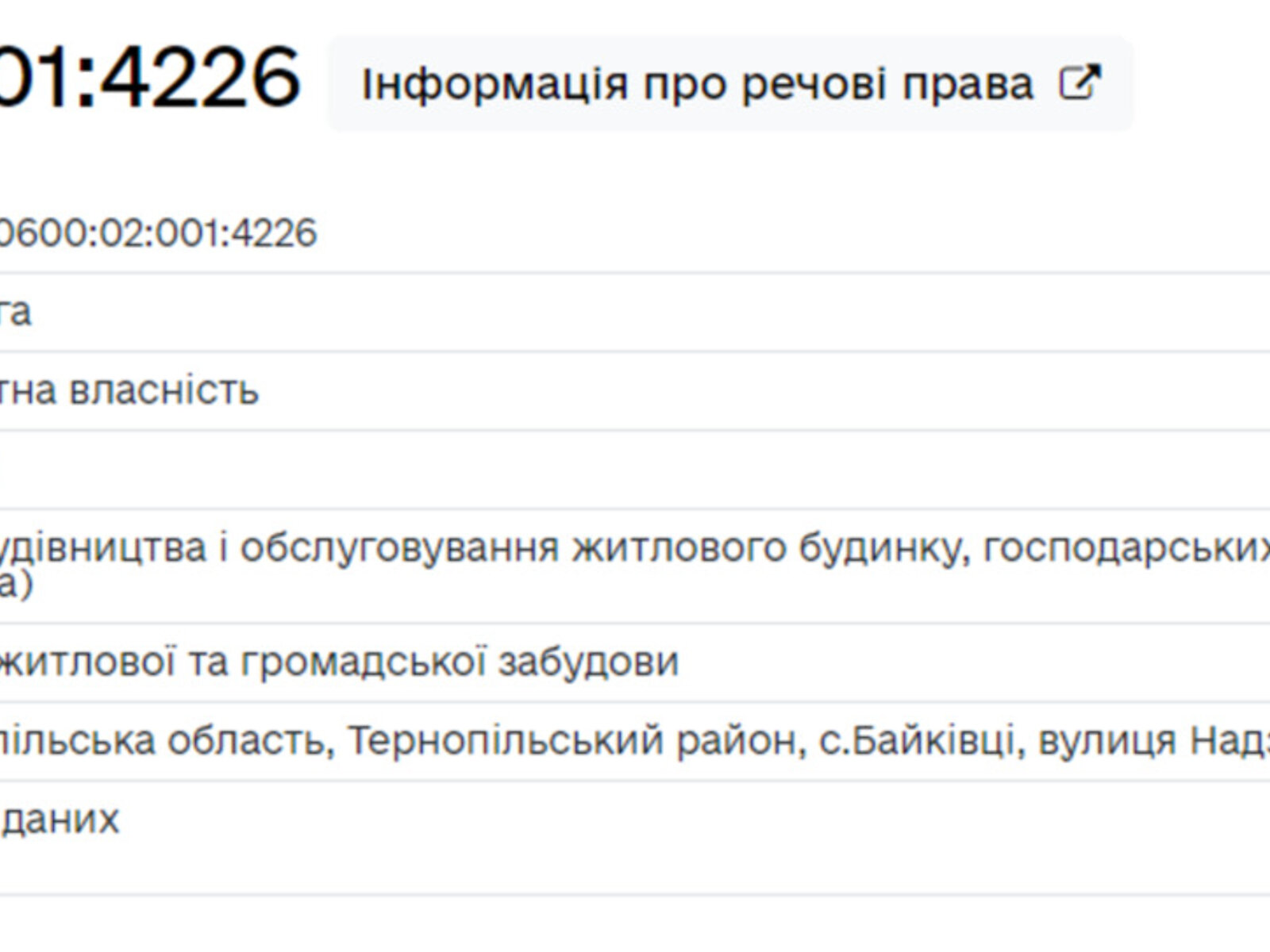 Земельный участок под жилую застройку в Байковцах, площадь 12.88 сотки фото 1 Земельный участок под жилую застройку в Байковцах, площадь 12.88 сотки фото 1