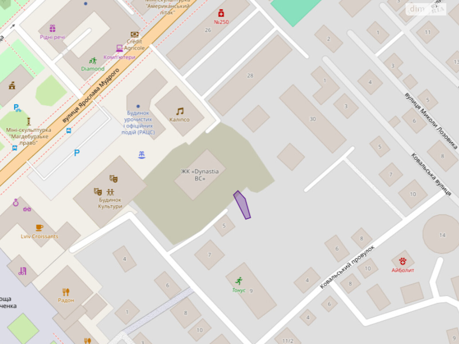 Земельна ділянка під житлову забудову в Білій Церкві, площа 0.0103 Га фото 1 Земельна ділянка під житлову забудову в Білій Церкві, площа 0.0103 Га фото 1