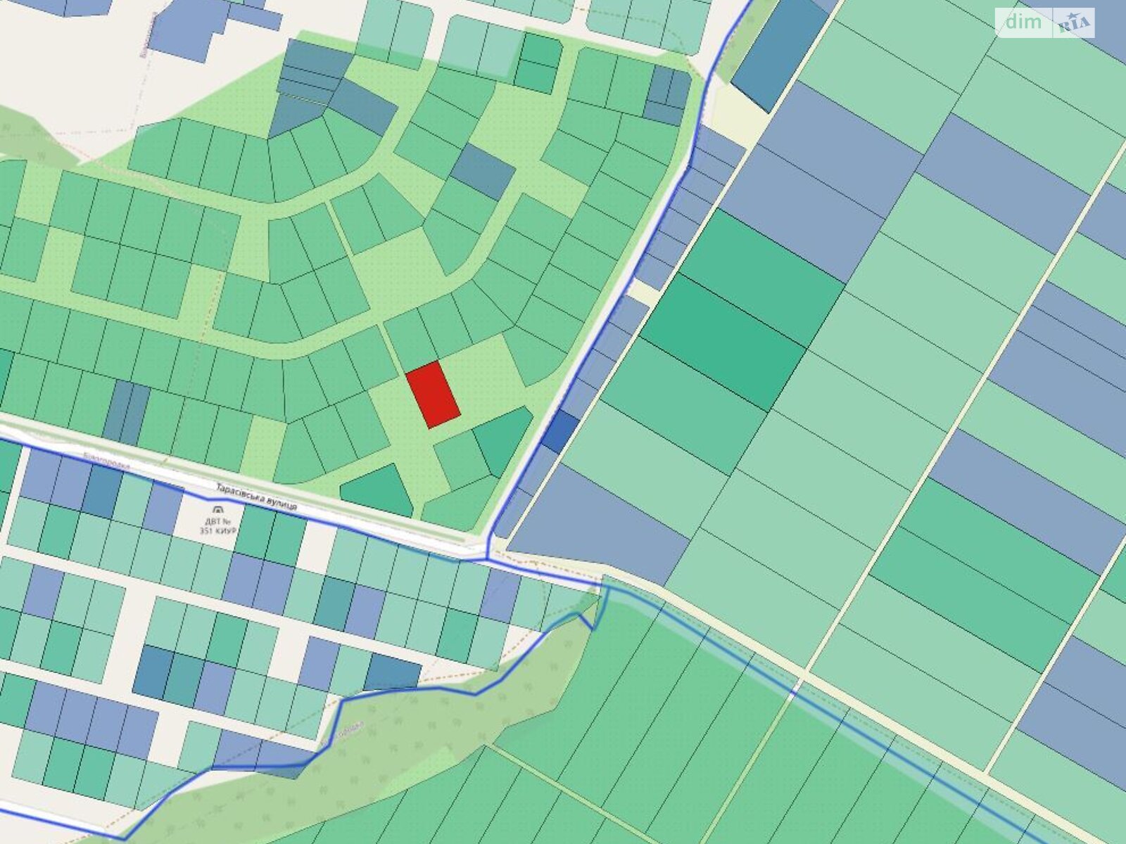 Земельна ділянка під житлову забудову в Білогородці, площа 19 соток фото 1 Земельна ділянка під житлову забудову в Білогородці, площа 19 соток фото 1