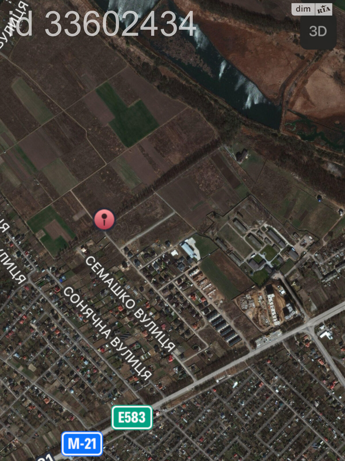 Земля під житлову забудову в Березині, площа 75 соток фото 1