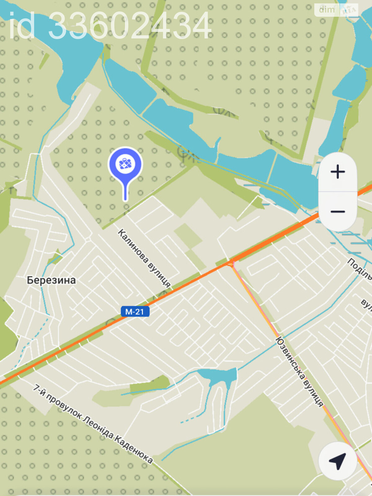 Земля під житлову забудову в Березині, площа 75 соток фото 1