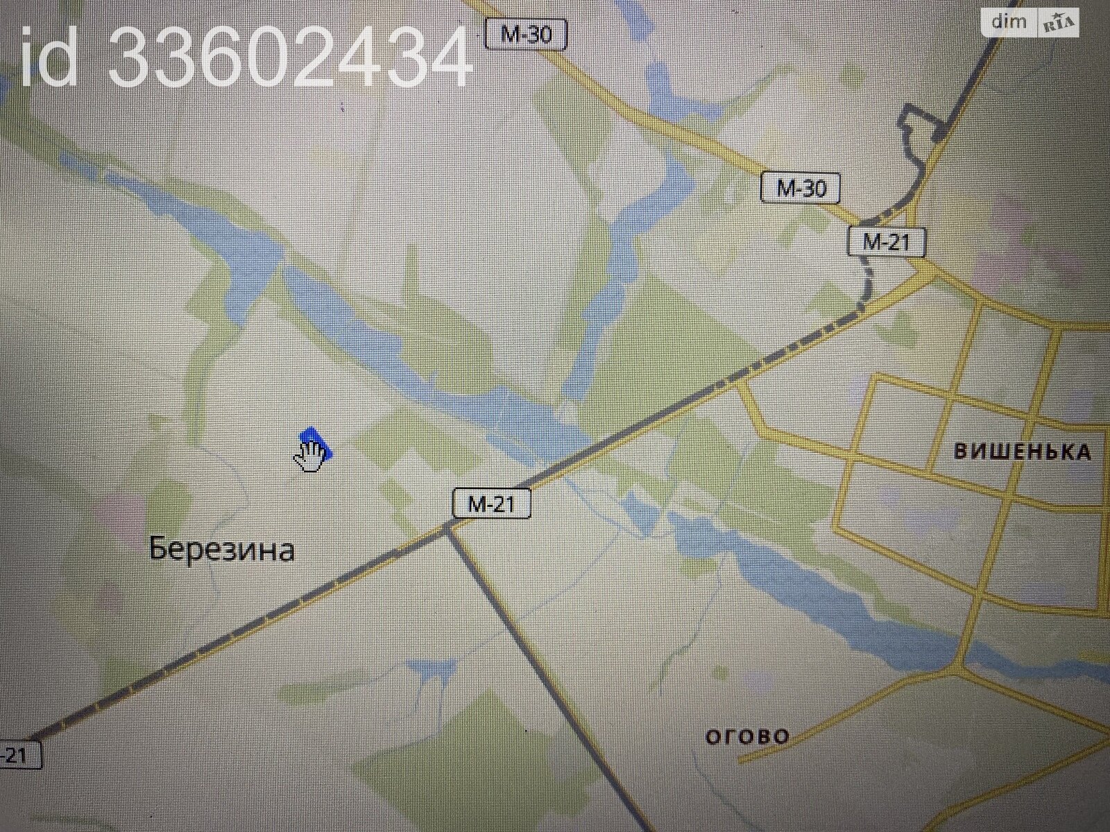 Земля під житлову забудову в Березині, площа 75 соток фото 1