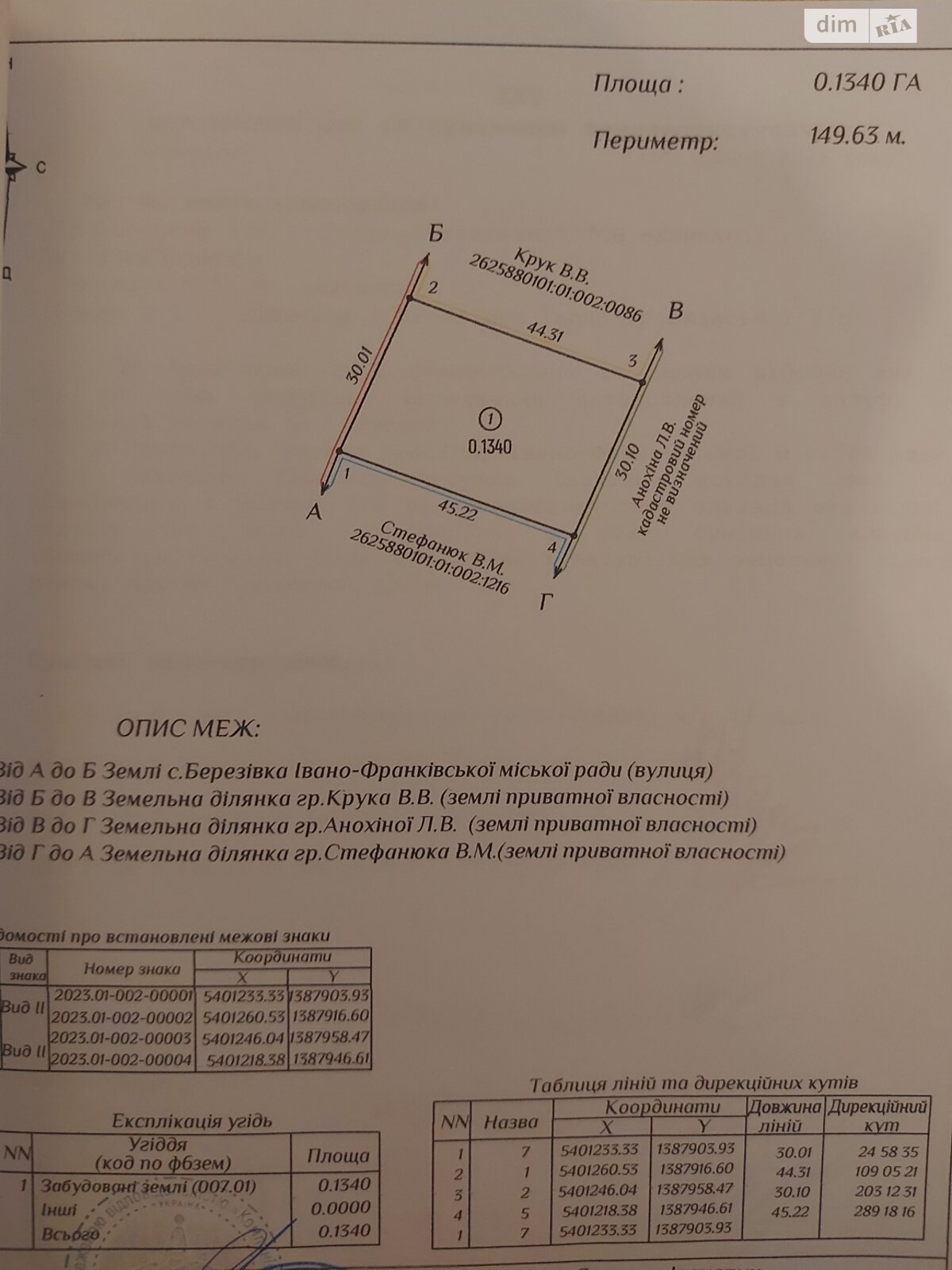 Земельна ділянка під житлову забудову в Березівці, площа 13.4 сотки фото 1 Земельна ділянка під житлову забудову в Березівці, площа 13.4 сотки фото 1