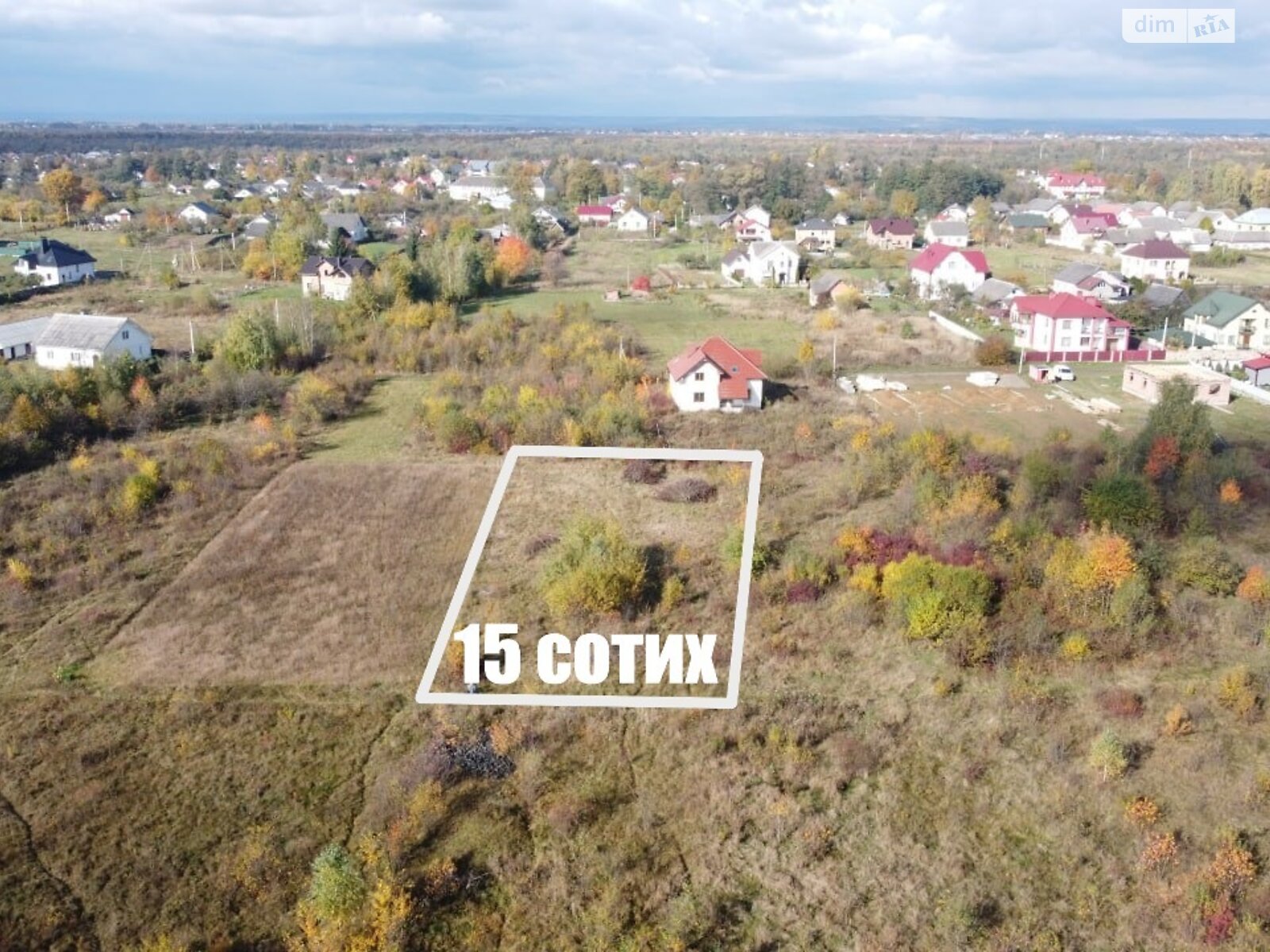 Земельный участок под жилую застройку в Березовке, площадь 15 соток фото 1 Земельный участок под жилую застройку в Березовке, площадь 15 соток фото 1