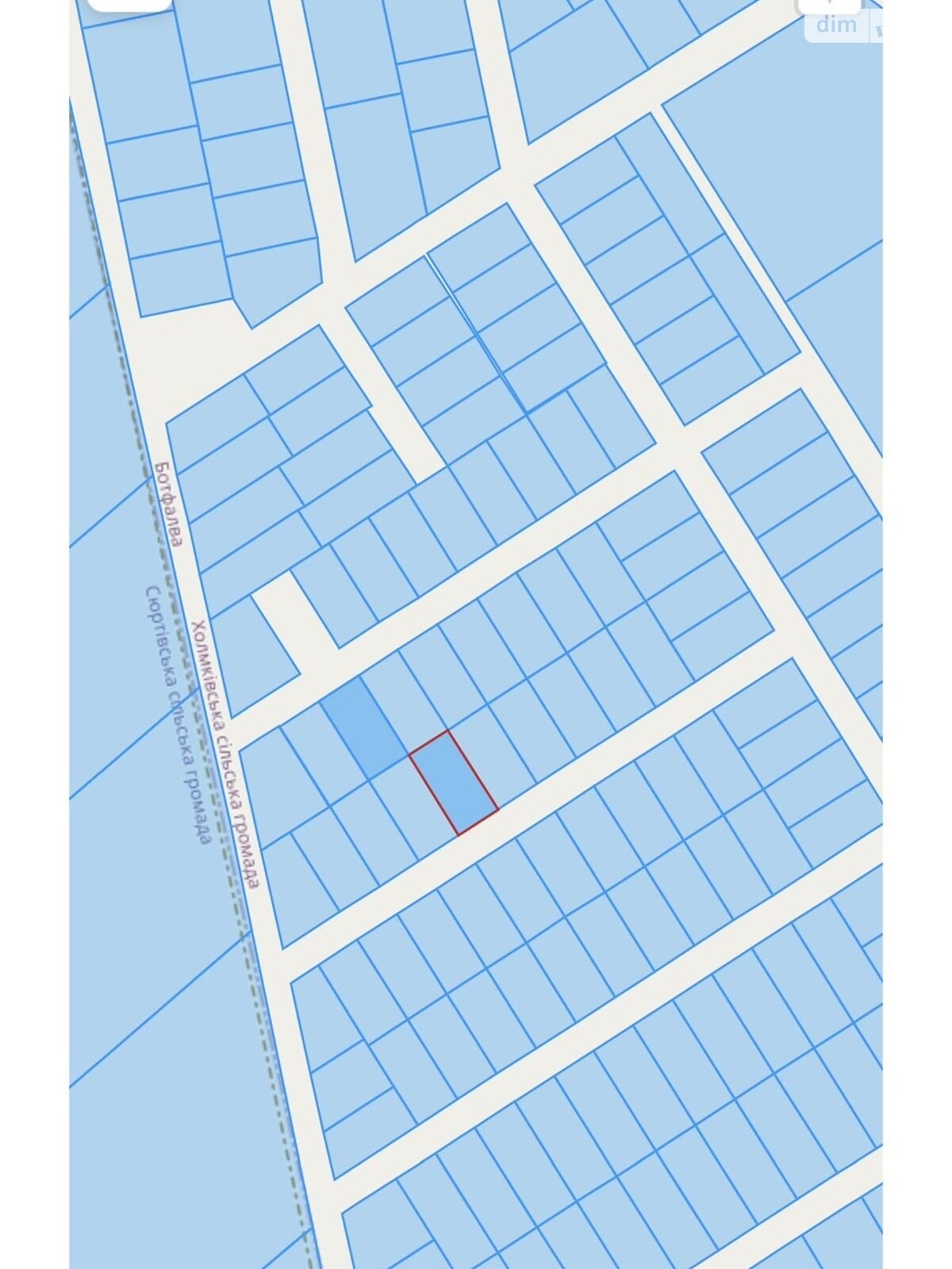 Земельный участок под жилую застройку в Ботфалве, площадь 8 соток фото 1 Земельный участок под жилую застройку в Ботфалве, площадь 8 соток фото 1