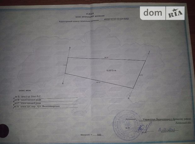 Земля под жилую застройку в Буске, район Буск, площадь 0.0879 Га фото 1 Земля под жилую застройку в Буске, район Буск, площадь 0.0879 Га фото 1