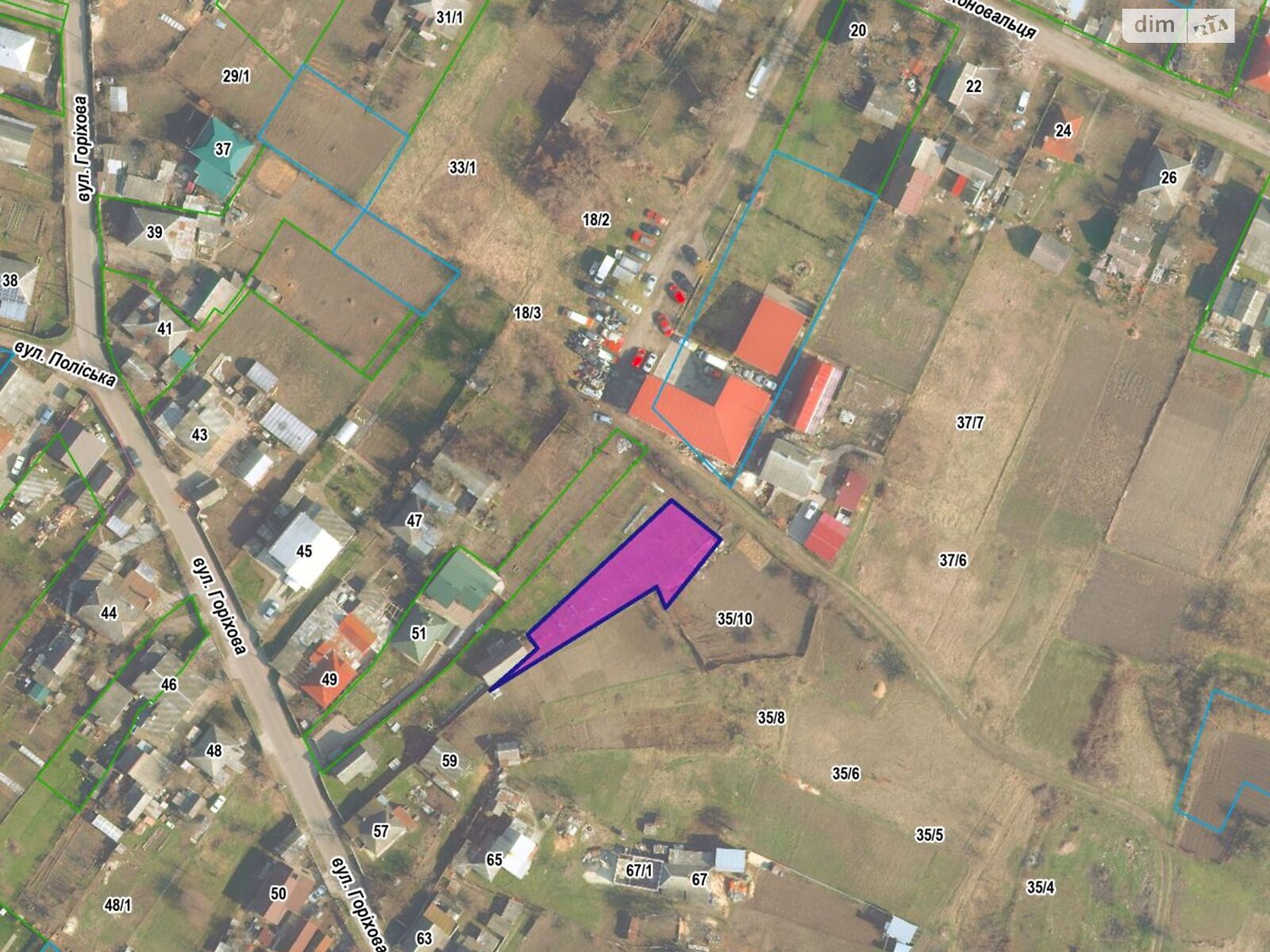 Земельный участок под жилую застройку в Черкассах, площадь 0.05 Га фото 1