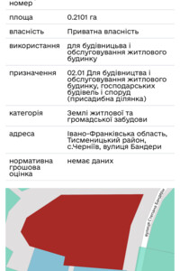 Земельна ділянка під житлову забудову в Чернієві, площа 21 сотка фото 2