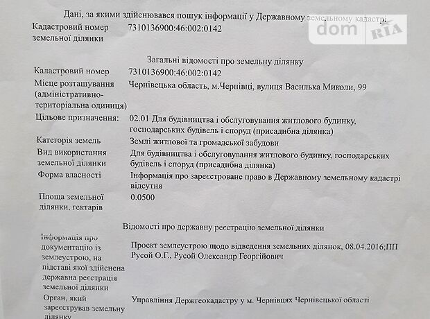 Земля под жилую застройку в Черновцах, район Садгора, площадь 5 соток фото 1 Земля под жилую застройку в Черновцах, район Садгора, площадь 5 соток фото 1