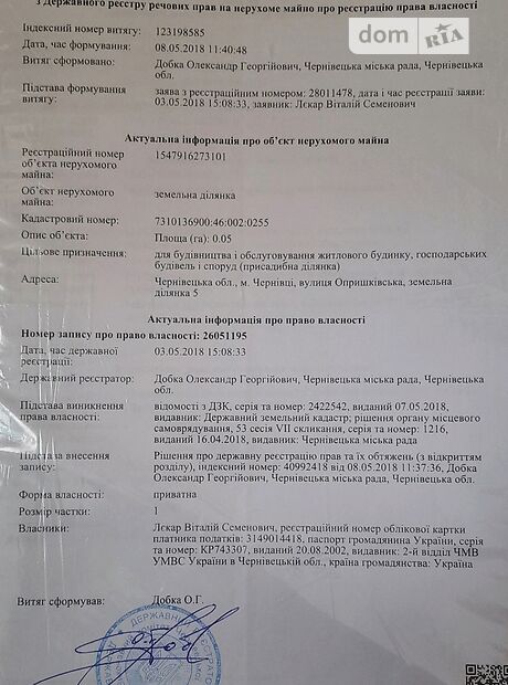 Земля под жилую застройку в Черновцах, район Садгора, площадь 5 соток фото 1 Земля под жилую застройку в Черновцах, район Садгора, площадь 5 соток фото 1