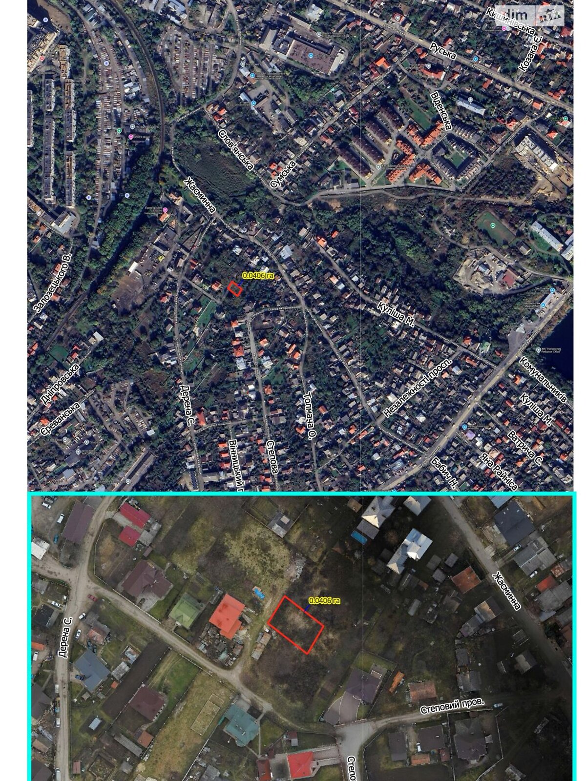 Земельна ділянка під житлову забудову в Чернівцях, площа 0.0406 Га фото 1 Земельна ділянка під житлову забудову в Чернівцях, площа 0.0406 Га фото 1