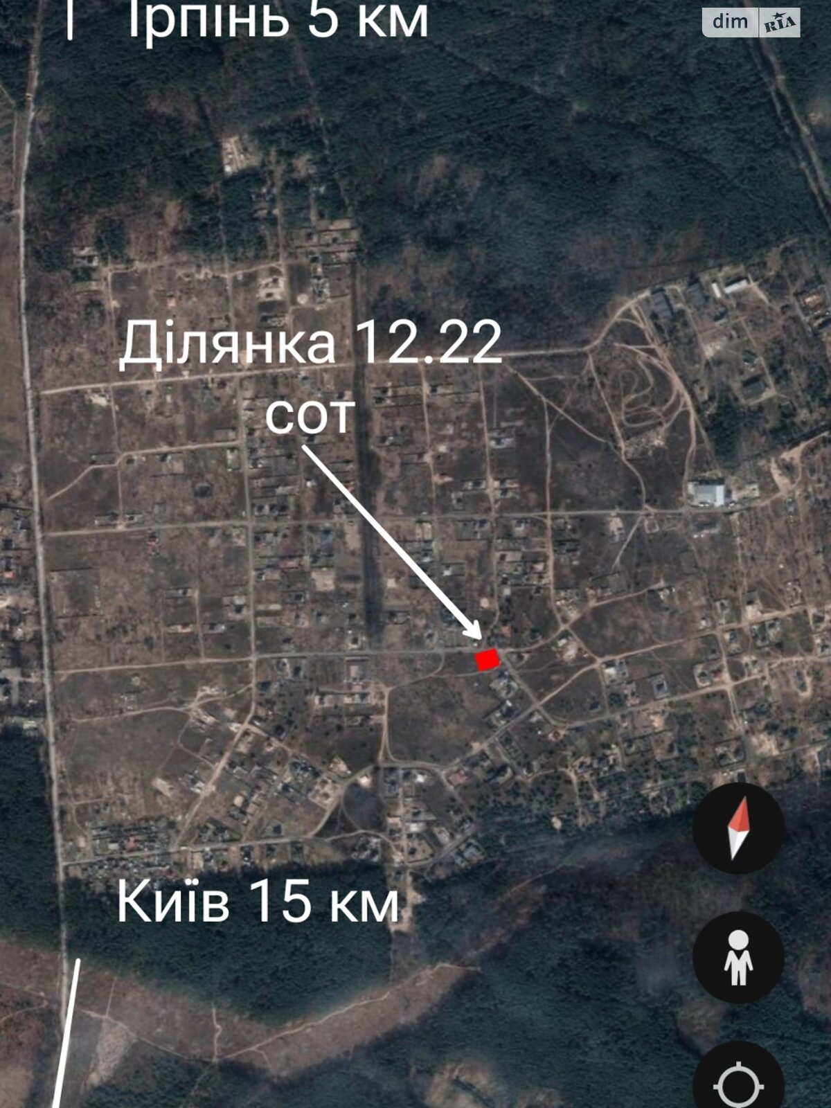 Земельный участок под жилую застройку в Дмитровке, площадь 12.22 сотки фото 1 Земельный участок под жилую застройку в Дмитровке, площадь 12.22 сотки фото 1