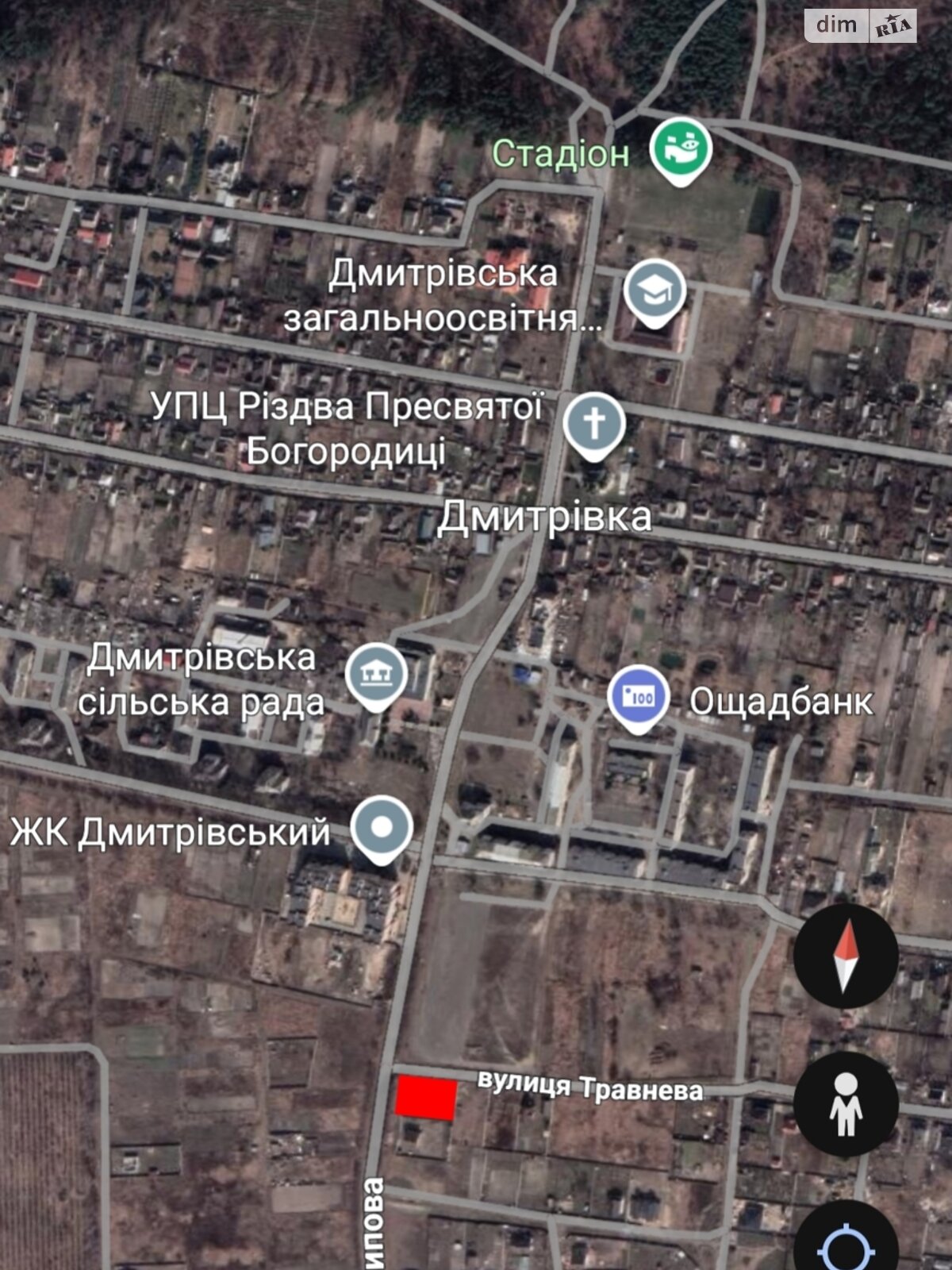 Земельна ділянка під житлову забудову в Дмитрівці, площа 14.5 сотки фото 1 Земельна ділянка під житлову забудову в Дмитрівці, площа 14.5 сотки фото 1
